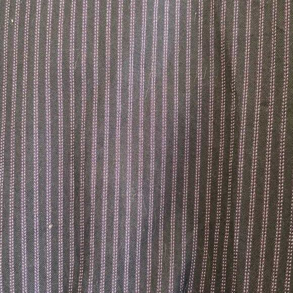 Jones New York Purple  & Black Striped Button Up Dress Shirt - Picture 3 of 8